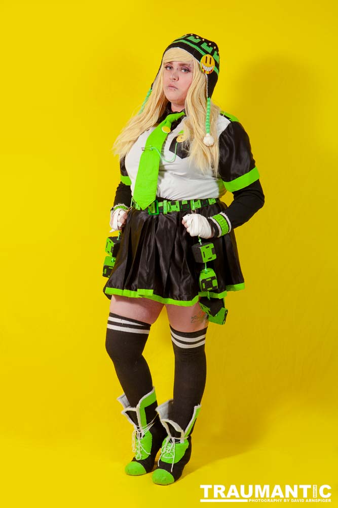 Alexis came over with 4 costumes.  We only managed to get three done, but we had a blast doing it.