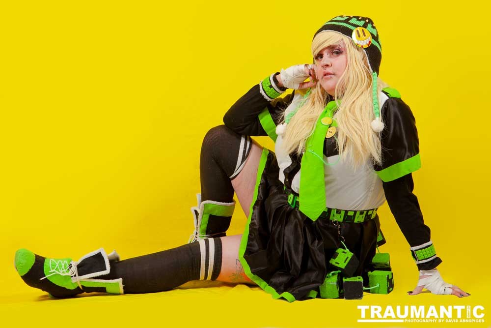 Alexis came over with 4 costumes.  We only managed to get three done, but we had a blast doing it.