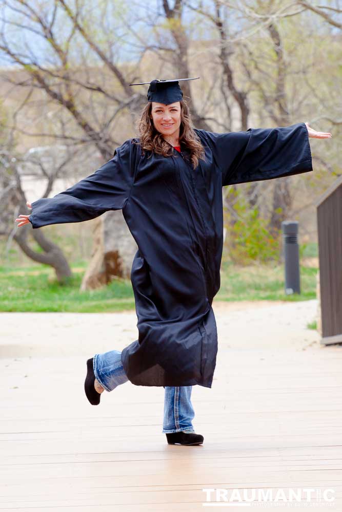 Some graduation photos for Jamie in a local park.