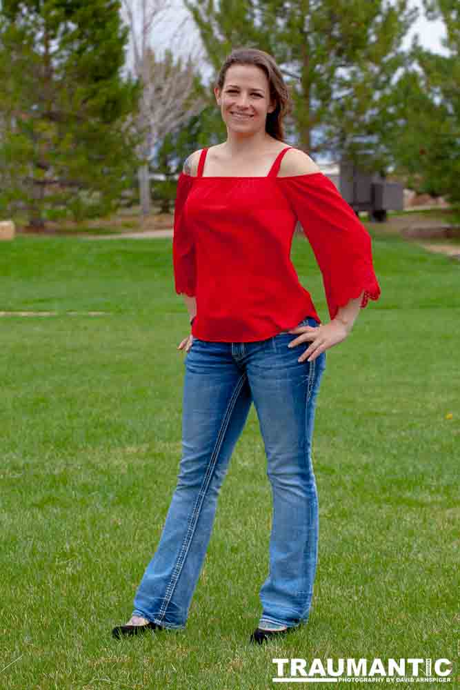 Some graduation photos for Jamie in a local park.