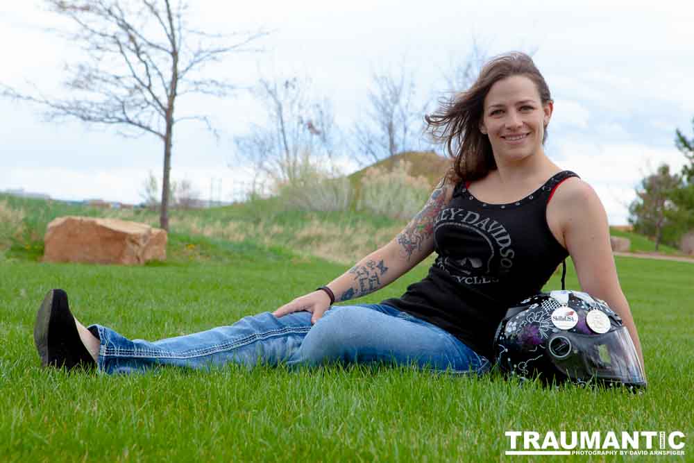 Some graduation photos for Jamie in a local park.