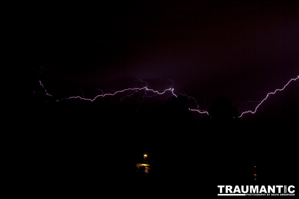 A Derecho rolled through our area.  I parked myself in a econd floor window of my home and captured these beauties.