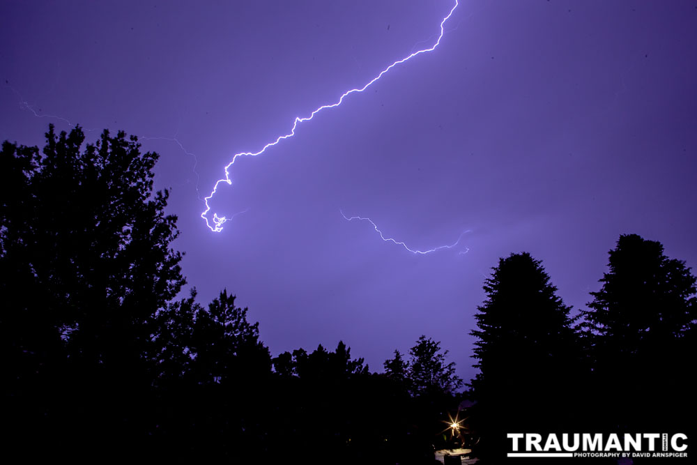 A Derecho rolled through our area.  I parked myself in a econd floor window of my home and captured these beauties.