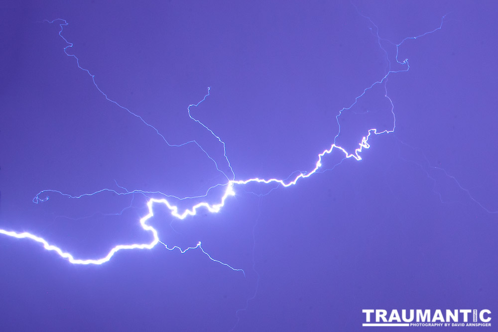 A Derecho rolled through our area.  I parked myself in a econd floor window of my home and captured these beauties.