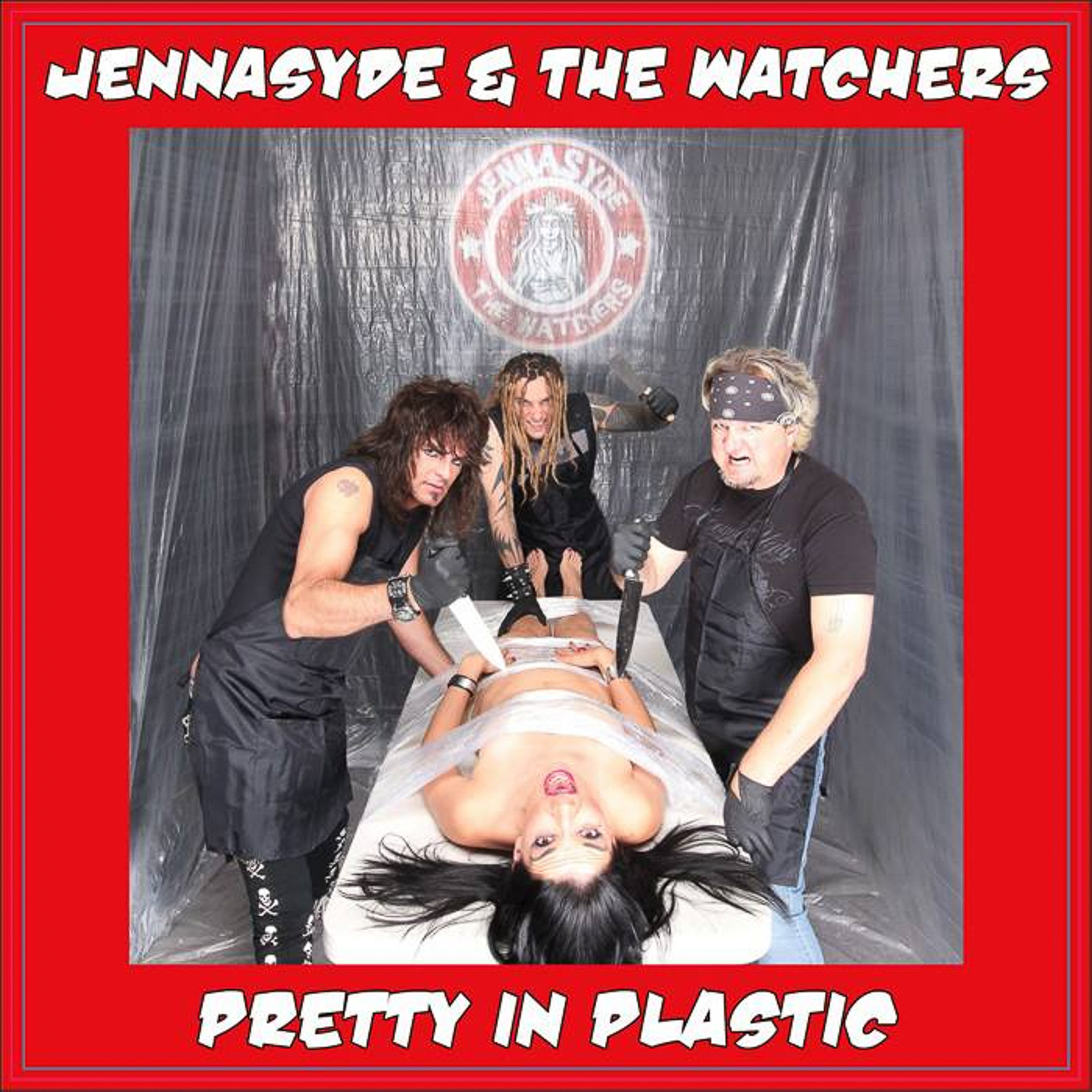 I was commissioned by Jenna to shoot band images and a possible cover image for their upcoming Pretty In Plastic album.  This is the final album cover.