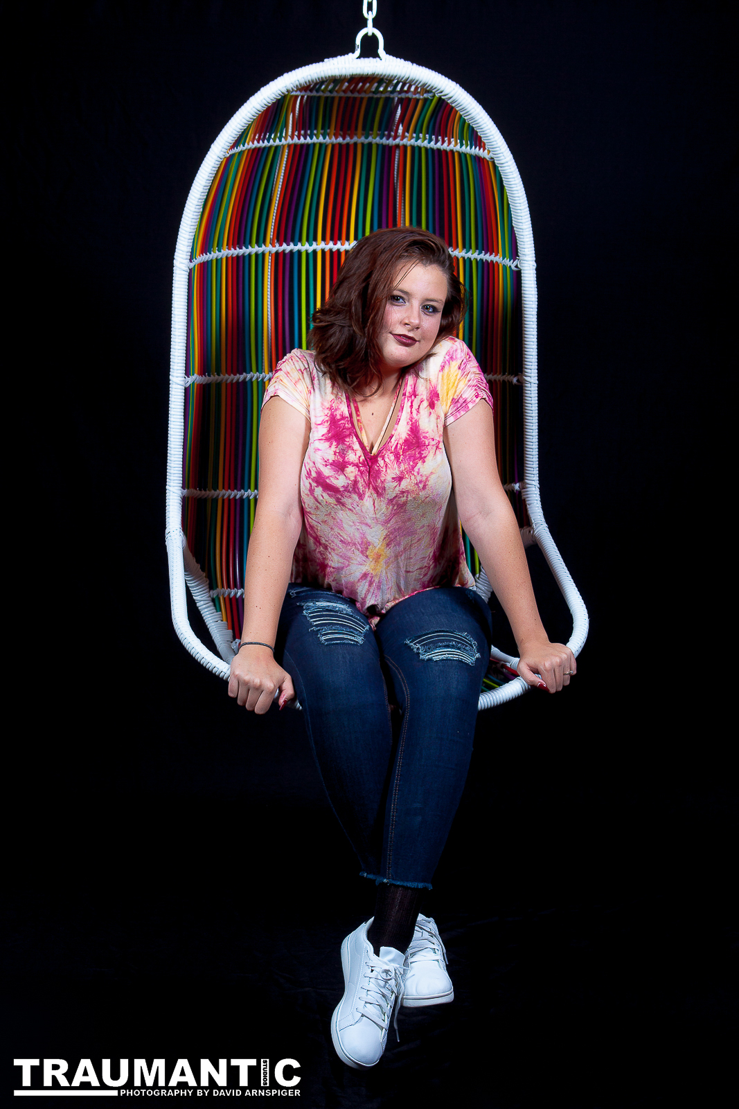 I have had this cool hanging chair for a long time and neer gotten to shoot with it.  Finally, Mary and I got the job done.  How do you like our work?