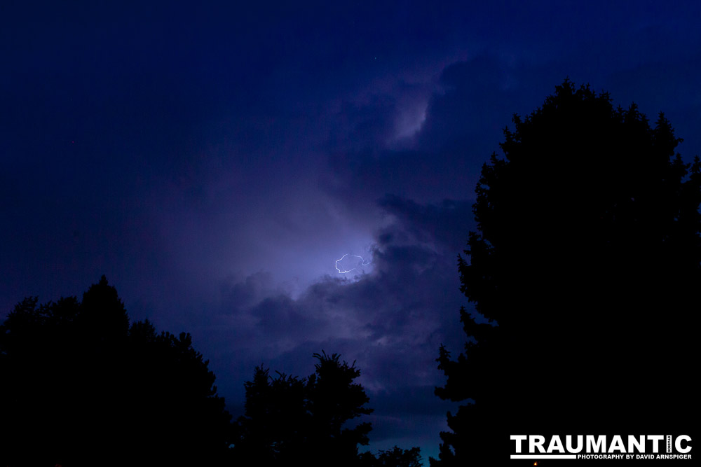It's fun to catch storms coming in from the Rockies.