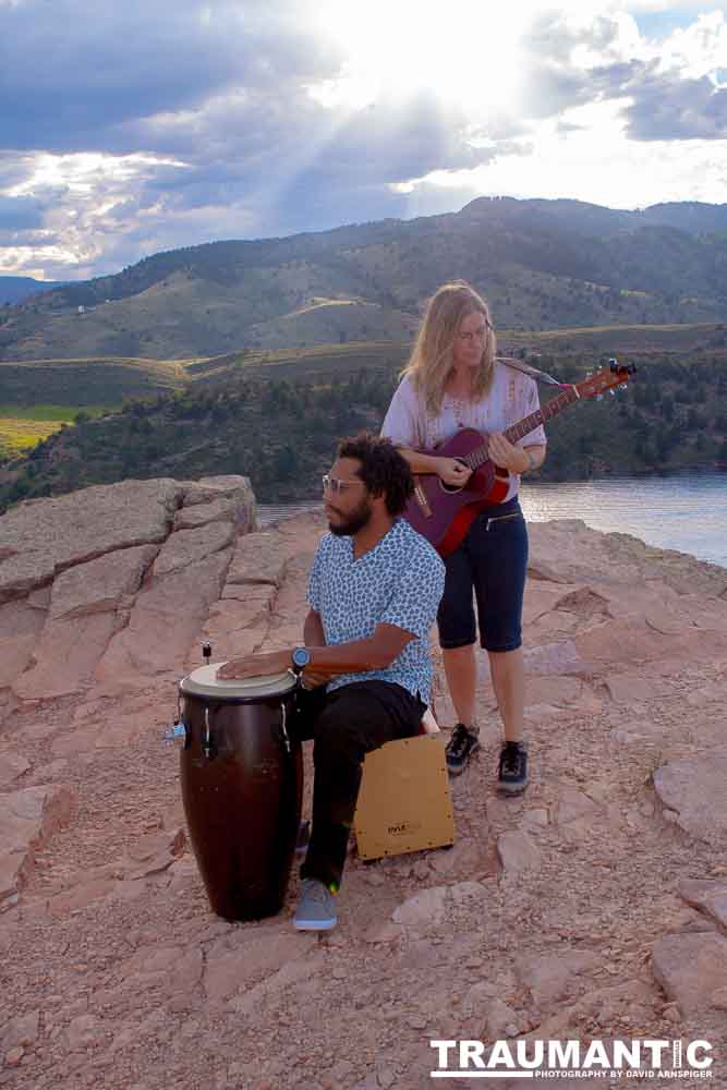 A band session for a great duo we saw at the local mall.