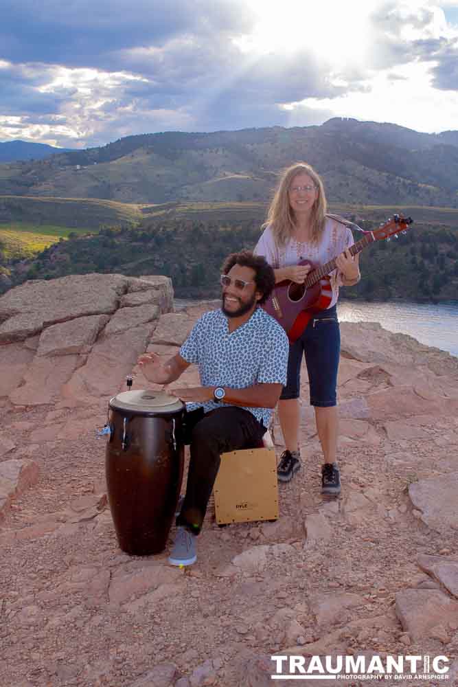 A band session for a great duo we saw at the local mall.