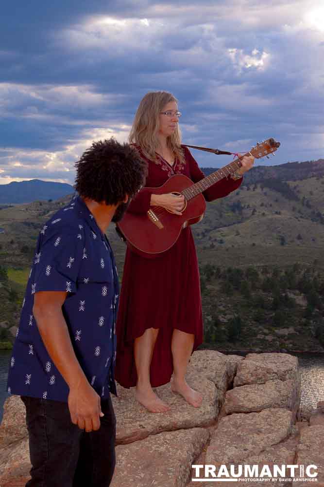 A band session for a great duo we saw at the local mall.