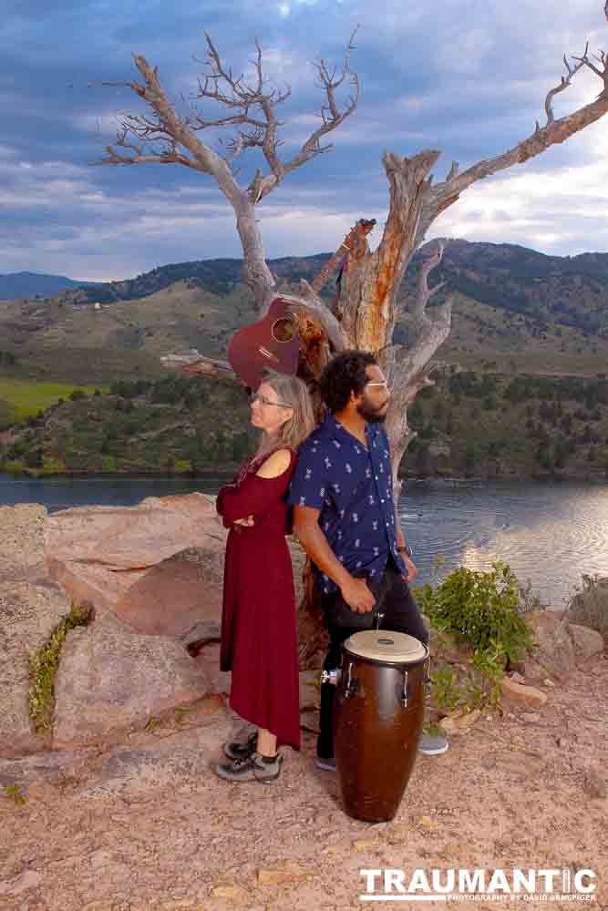 A band session for a great duo we saw at the local mall.
