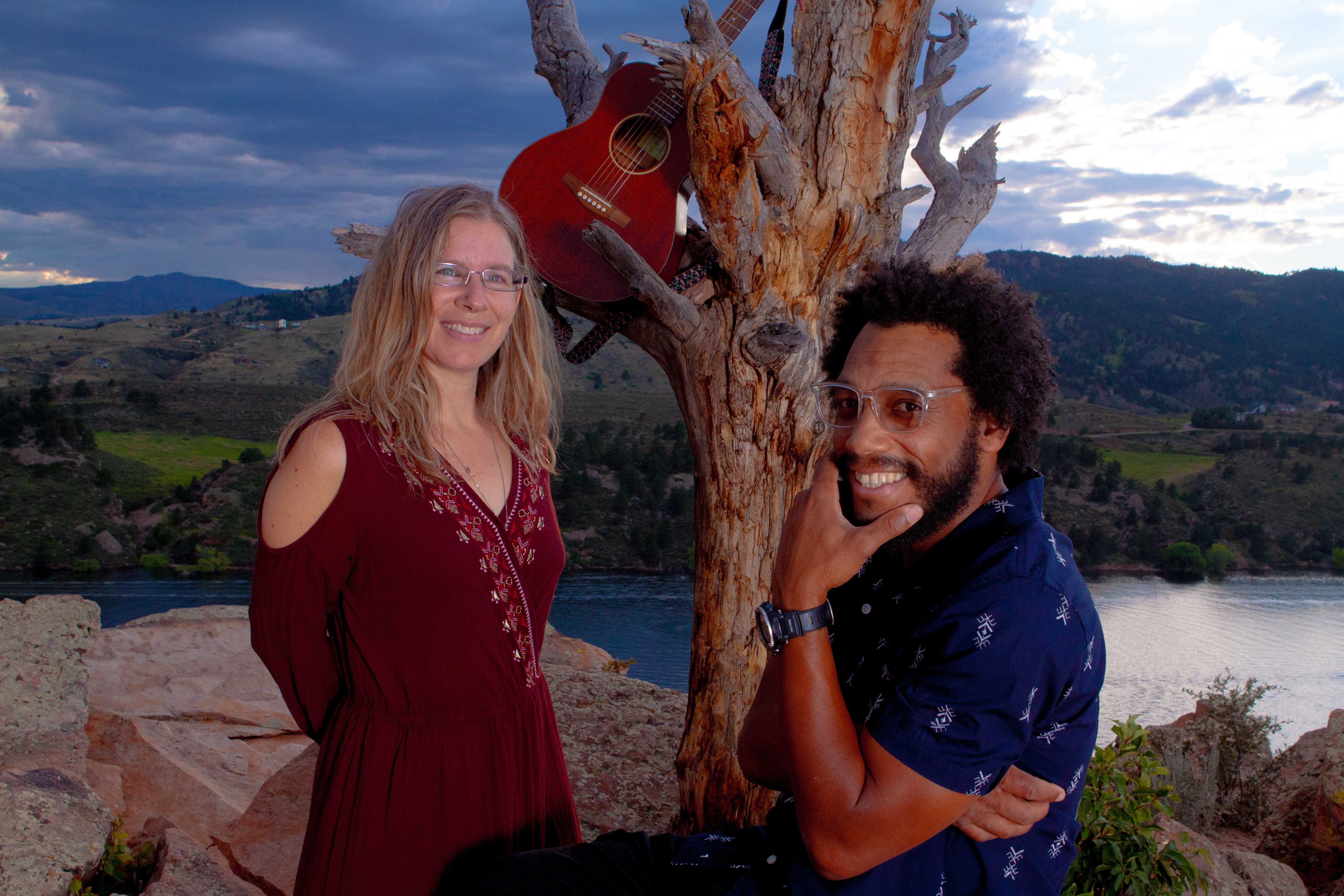 A band session for a great duo we saw at the local mall.