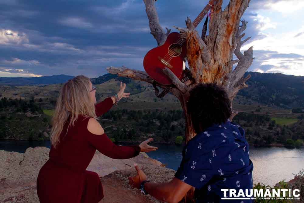 A band session for a great duo we saw at the local mall.