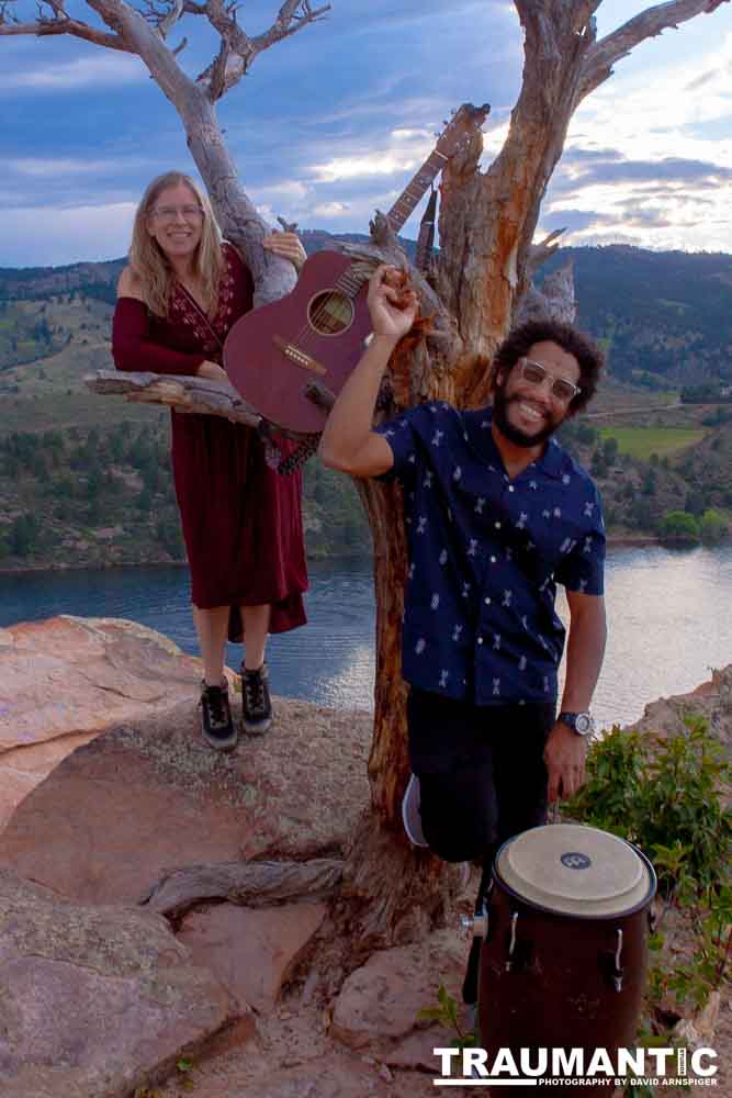 A band session for a great duo we saw at the local mall.