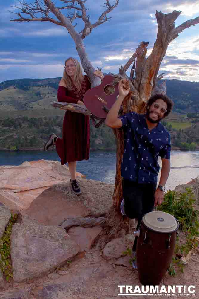 A band session for a great duo we saw at the local mall.