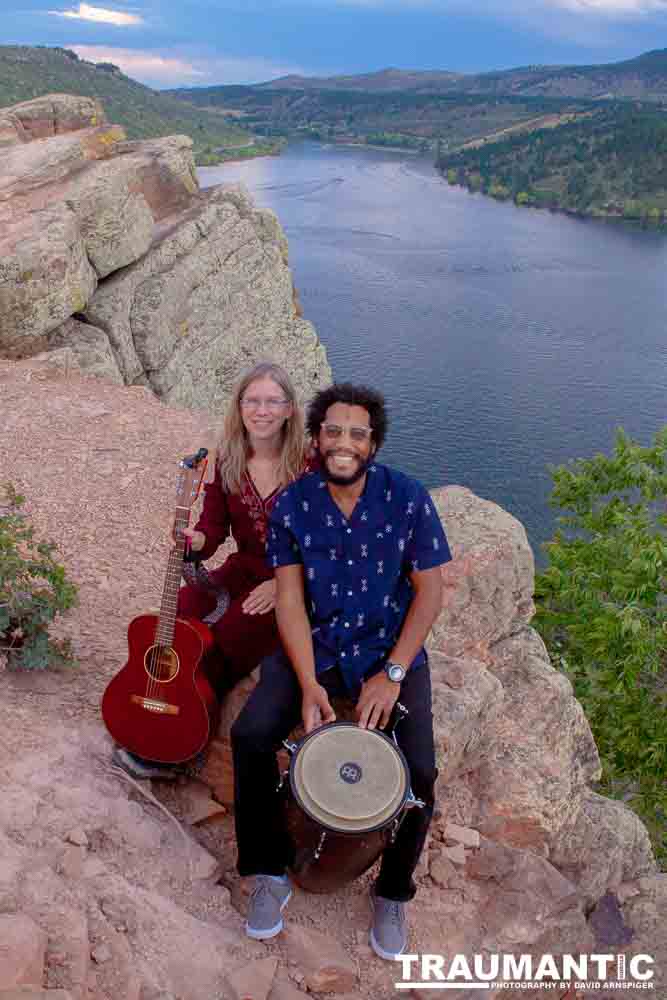 A band session for a great duo we saw at the local mall.